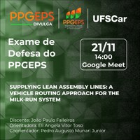 Exame de Defesa de Discente do PPGEPS