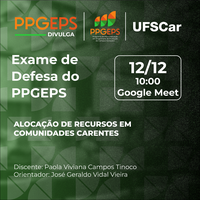 Exame de Defesa de Discente do PPGEPS